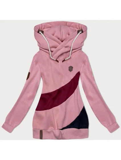 hrubší dámská mikina s pruhy model 19678039 - 6&8 Fashion hrubší dámská mikina s pruhy model 19678039 - 6&8 Fashion