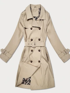 Płaszcz damski typu z Goodlookin jasny beżowy model 21935927 - HAPPY HOUSE