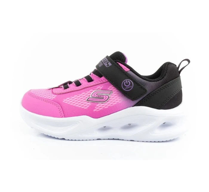 Skechers S Lights boty pro dívky sportovní děti pohodlné LED