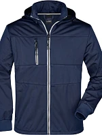 Daiber JN 1078 Pánská 3-vrstvá softshellová bunda "Maritim" 02.1078 navy/navy/white