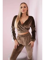 Sada veluru Queen cappuccino Sada veluru Queen cappuccino