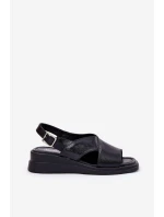 Lakovane Dámské Sandály Na Klínu Z Eko Kůže Černé Quilara Lakovane Dámské Sandály Na Klínu Z Eko Kůže Černé Quilara