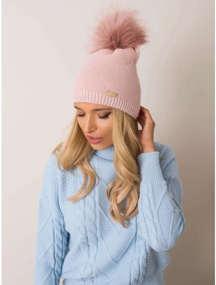 Dámská čepice.69 světle růžová