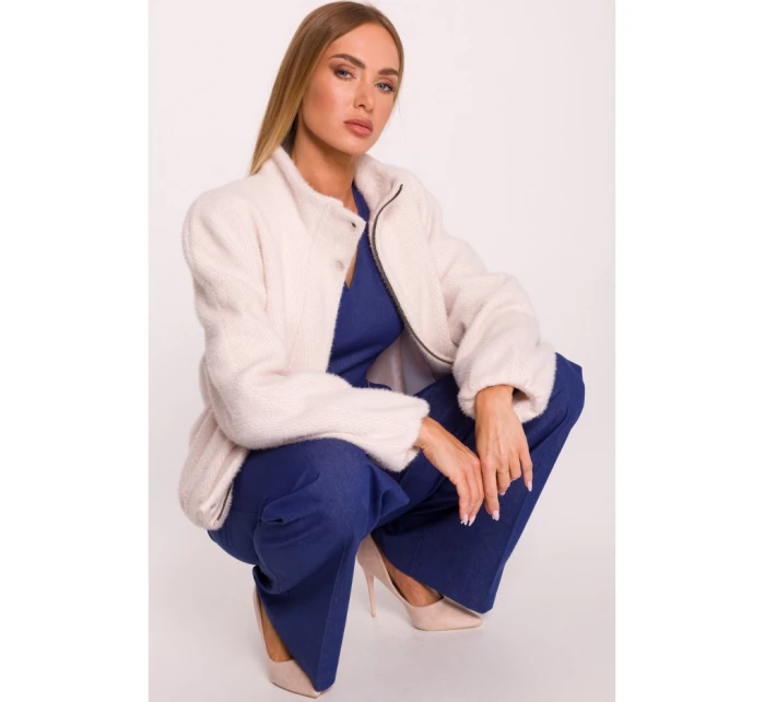 M885 Kabát látkový - béžový