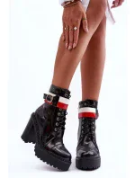 Boty na podpatku model 185055 Step in style Boty na podpatku model 185055 Step in style