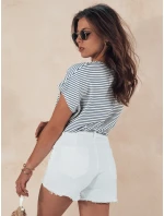 Dámské džínové šortky white model 21977994 - Dstreet Dámské džínové šortky white model 21977994 - Dstreet
