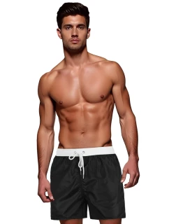 FashionStreet pánské černobílé šortky SX2513