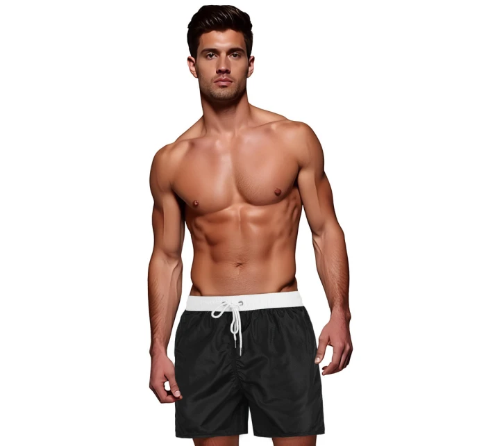 FashionStreet pánské černobílé šortky SX2513