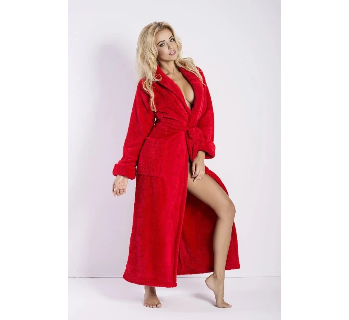 Dámský župan Eliza long red - DKAREN Dámský župan Eliza long red - DKAREN