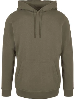Build your Brand BB 001 Pánská mikina s kapucí 56.B001 olive