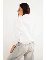 Dámská bavlněná halenka s krajkovým zakončením černá Dámská bavlněná halenka s krajkovým zakončením černá