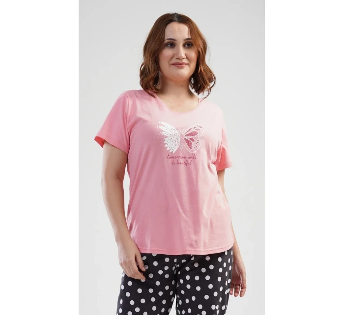 Dámské pyžamo kapri Motýl Dámské pyžamo kapri Motýl