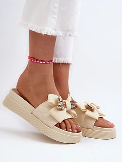 Klapky na platformě model 229724 Step in style