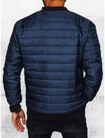 Pánská prošívaná bunda bomber navy blue FashionStreet TX4416