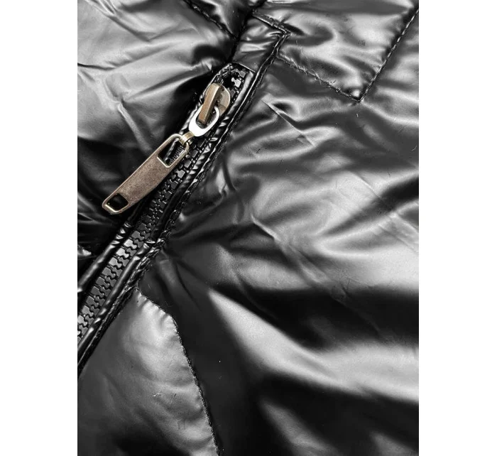 Černá dámská zimní bunda model 21246237 - J.STYLE Černá dámská zimní bunda model 21246237 - J.STYLE