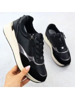 Dámské kožené polobotky  v černé barvě model 21905442 - FILIPPO