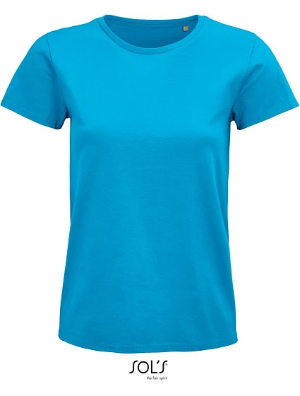 SOL'S Pioneer Women Dámské tričko z bio bavlny 25.3579 aqua SOL'S Pioneer Women Dámské tričko z bio bavlny 25.3579 aqua