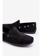 Mužské semišové návleky černé model 21625666 - Boto