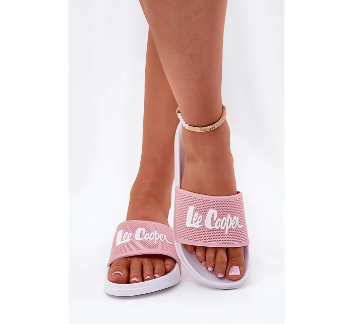 Dámské pantofle model 22089608 Růžové - Lee Cooper Dámské pantofle model 22089608 Růžové - Lee Cooper