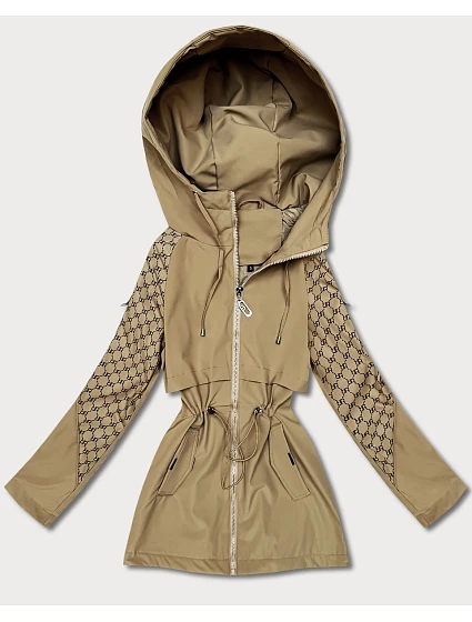 Dámská písková bunda s monogramem Goodlookin (KK60412-4#)