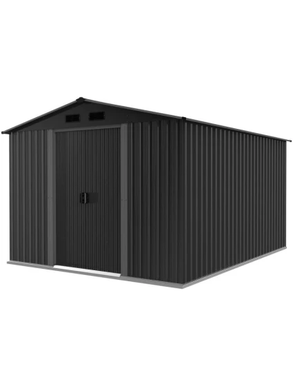 KOVOVÝ ZAHRADNÍ DOMEK NA NÁŘADÍ 312X257X202CM