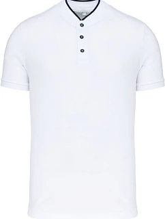 K 223 Pánské polo s límcem white/navy model 22506429 - Kariban