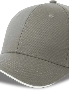 Sport 6 panelová sandwich kšiltovka grey model 22450499 - Atlantis Headwear