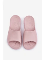 Dámské Pantofle Světle Růžové model 21668819 - 4F Dámské Pantofle Světle Růžové model 21668819 - 4F