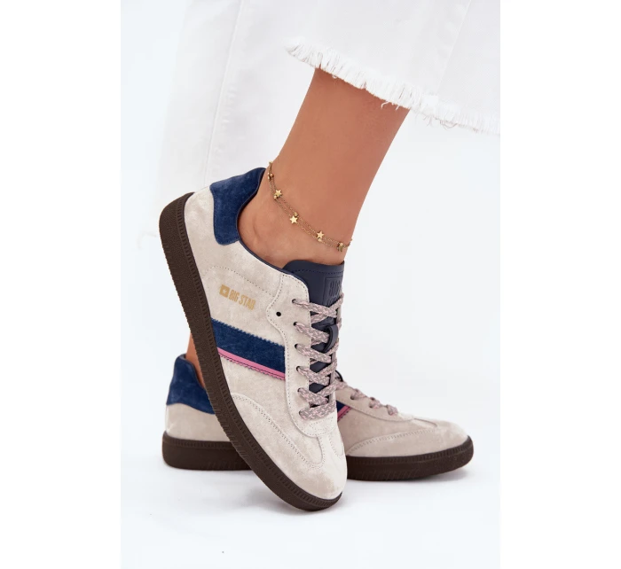 Dámské Nízké Sněhule Z Semiše Big Star model 21705751 HIPOLY SYSTEM Šedé - Big Star Shoes Dámské Nízké Sněhule Z Semiše Big Star model 21705751 HIPOLY SYSTEM Šedé - Big Star Shoes