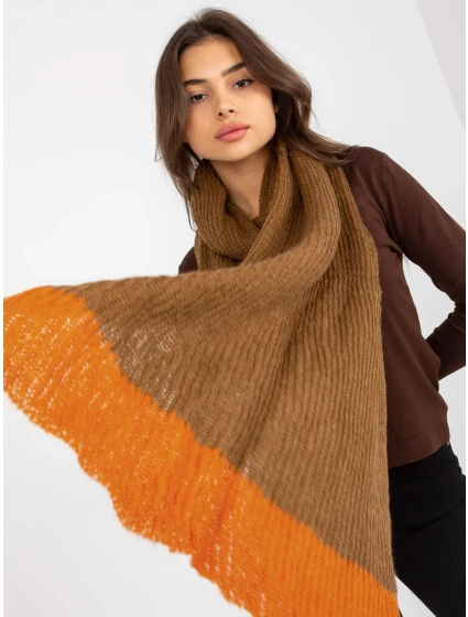 Dámský šátek AT SZ model 17846664 hnědý - FPrice Dámský šátek AT SZ model 17846664 hnědý - FPrice