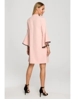 Dámské šaty model 21217802 Pudr růžová - Moe Dámské šaty model 21217802 Pudr růžová - Moe