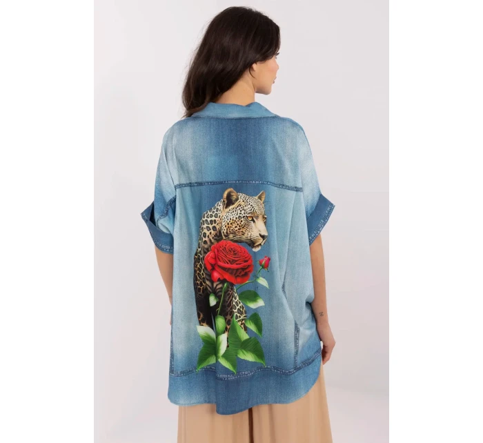 Košile s dlouhým rukávem  model 210971 Italy Moda