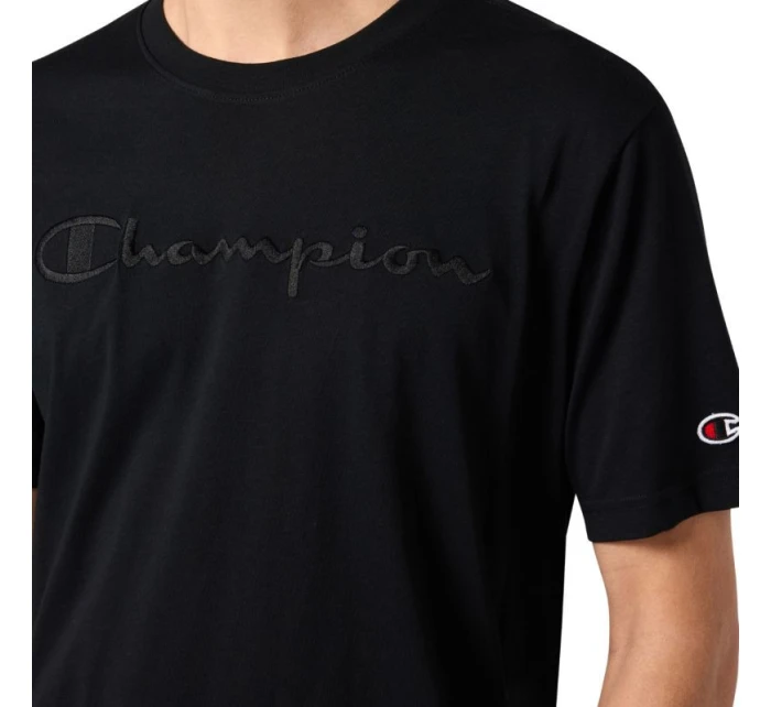 Pánské tričko SS Tee black model 21479795 KK001 pánské - CHAMPION