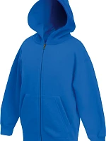 Fruit of the Loom Classic Kids Sweat Jacket Dětská mikina s kapucí 16.2045 royal blue