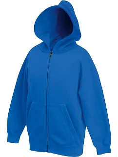 Fruit of the Loom Classic Kids Sweat Jacket Dětská mikina s kapucí 16.2045 royal blue