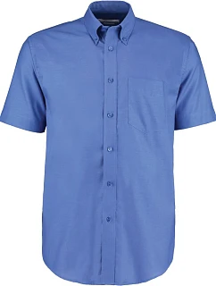 Kustom Kit KK 350 (18,5-23) Pracovní košile Oxford s krátkým rukávem 43.350X italian blue