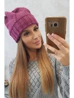 Dámská čepice Danuta K331 tmavě fialová Dámská čepice Danuta K331 tmavě fialová