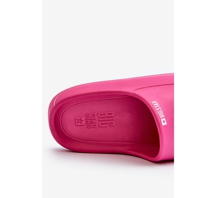 Lehké Dámské Pantofle Big Star NN274A041 Fuksie Lehké Dámské Pantofle Big Star NN274A041 Fuksie