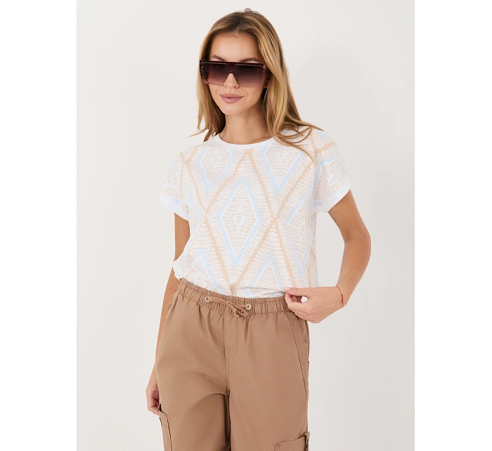 Bluzka RV BZ model 22102644 beżowy - FPrice