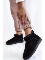 Dámské semišové nízké boty do sněhu Černe Shelie Dámské semišové nízké boty do sněhu Černe Shelie