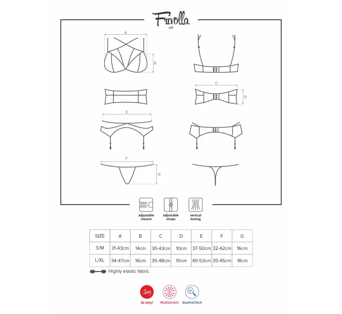 Úžasný set Frivolla set coral - Obsessive Úžasný set Frivolla set coral - Obsessive