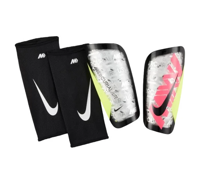 SPORT Fotbal chrániče holení Mercurial Lite 25 DX4607 975 Růžová se žlutou - Nike SPORT Fotbal chrániče holení Mercurial Lite 25 DX4607 975 Růžová se žlutou - Nike