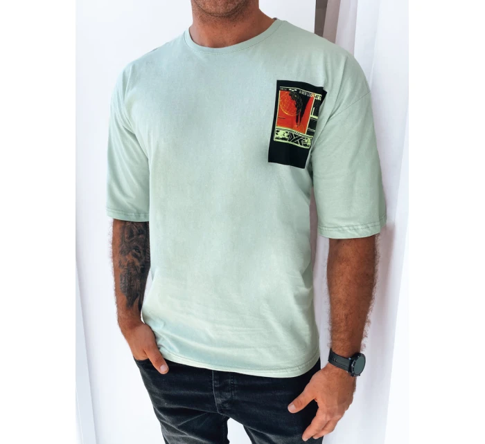 Pánské tričko s potiskem mint Dstreet model 21969597 - FashionStreet