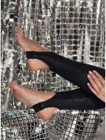 Dámské voskované legíny černé Dstreet model 21982096 - FashionStreet Dámské voskované legíny černé Dstreet model 21982096 - FashionStreet