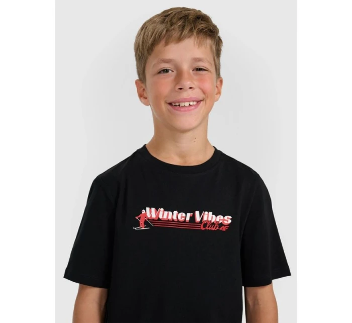 Chlapecké tričko s potiskem 4F 4FJRAW25TTSHM3168-20S dětské