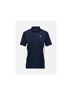 Pánské tričko PEAK PERFORMANCE M Swift Polo, barva tmavě modrá