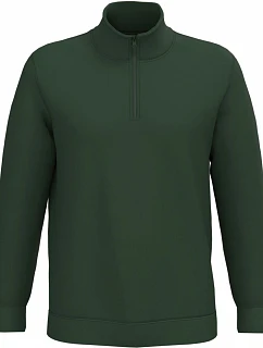 K Mikina s 1/4 zipem 20.K forest green model 22435260 - Kariban