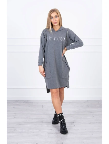Neomezené grafitové šaty Neomezené grafitové šaty
