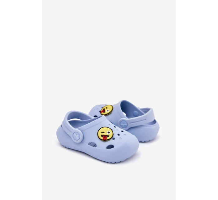 Dětské Pěnové Pantofle S Potiskem Modré LEMIGOSE 880 Dětské Pěnové Pantofle S Potiskem Modré LEMIGOSE 880