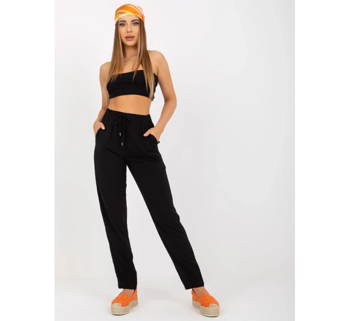 Kalhoty D73761M61869N černé